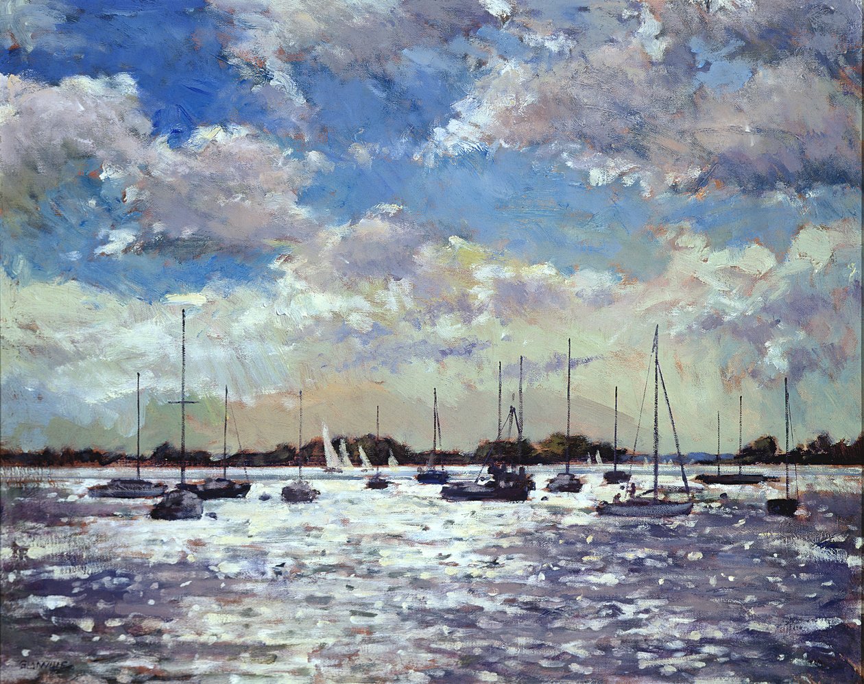 Evening Light, Gulf of Morbihan, 2002 av Christopher Glanville
