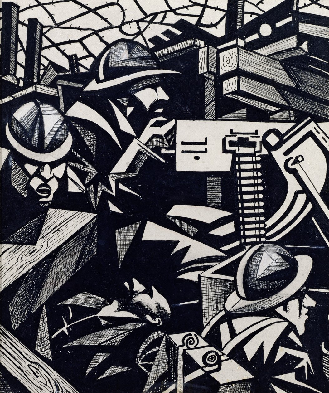 Maskingeværet av Christopher Richard Wynne Nevinson