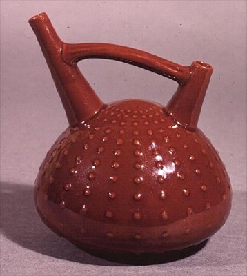 Kråkebollefartøy, Linthorpe, ca. 1879-83 (lertøy) av Christopher Dresser