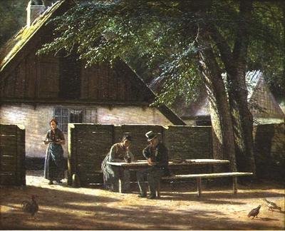 Utenfor et vertshus av Christopher Monies
