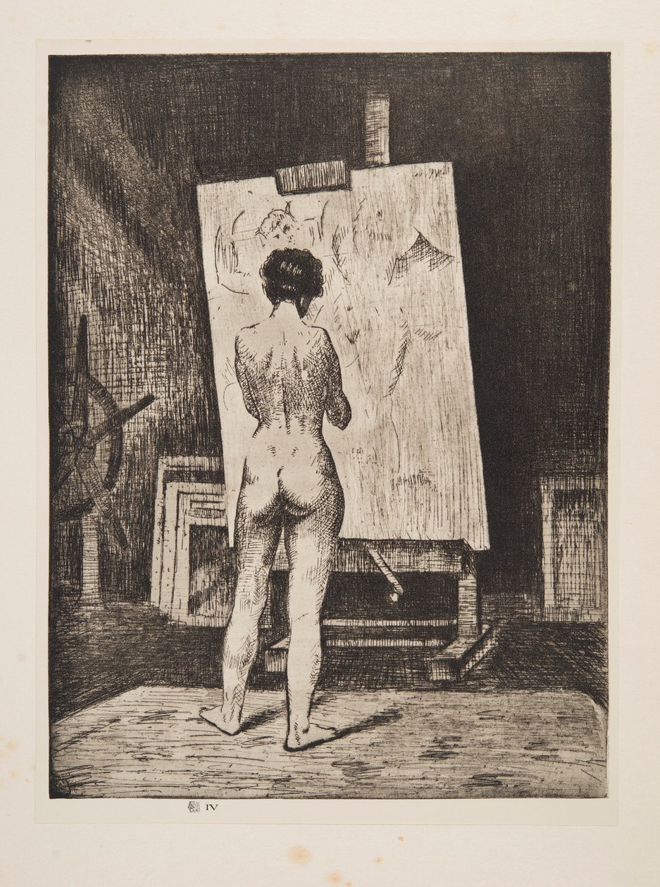 The Connoisseur, pub. 1922. av Christopher Richard Wynne Nevinson