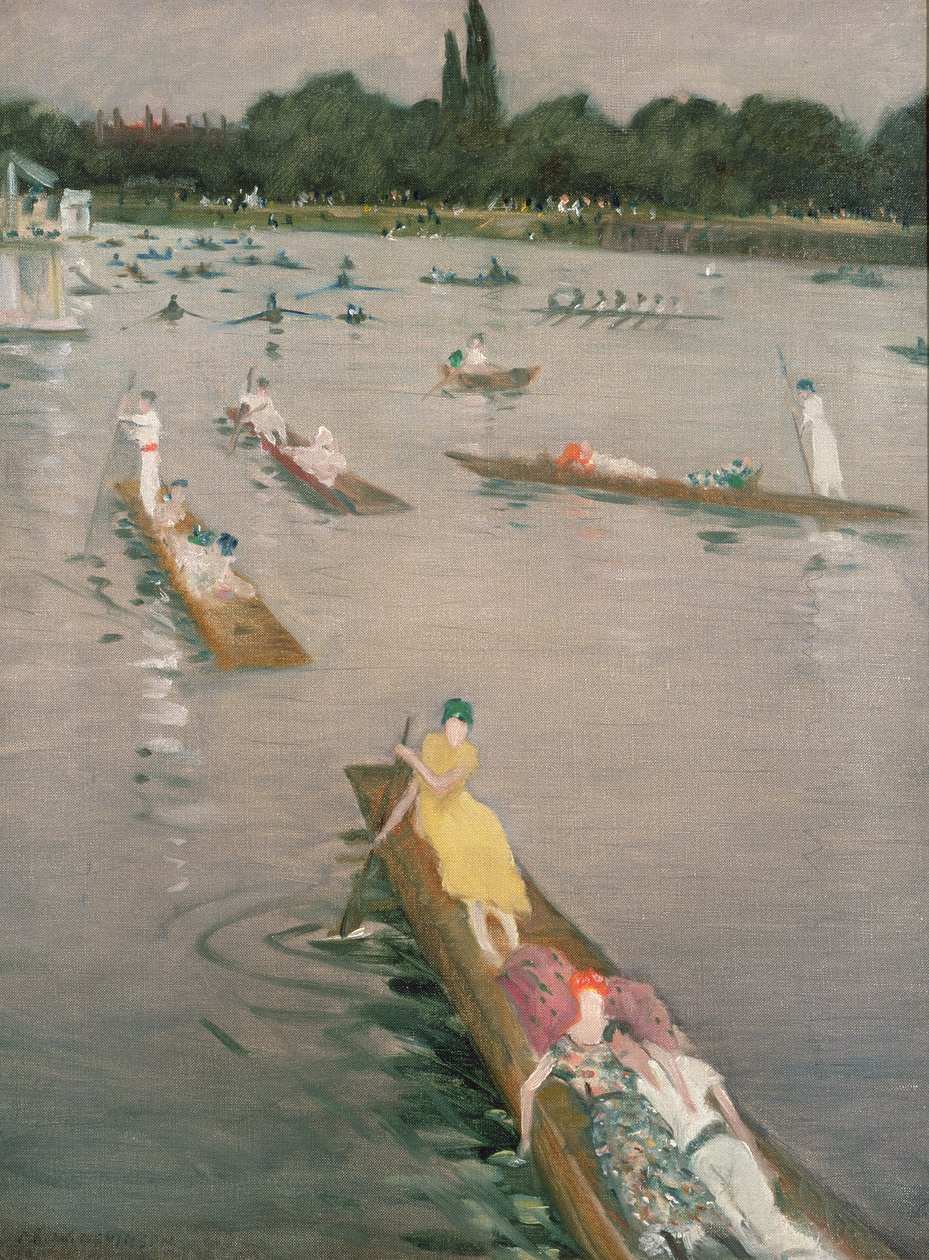 Regatta på Henley av Christopher Richard Wynne Nevinson