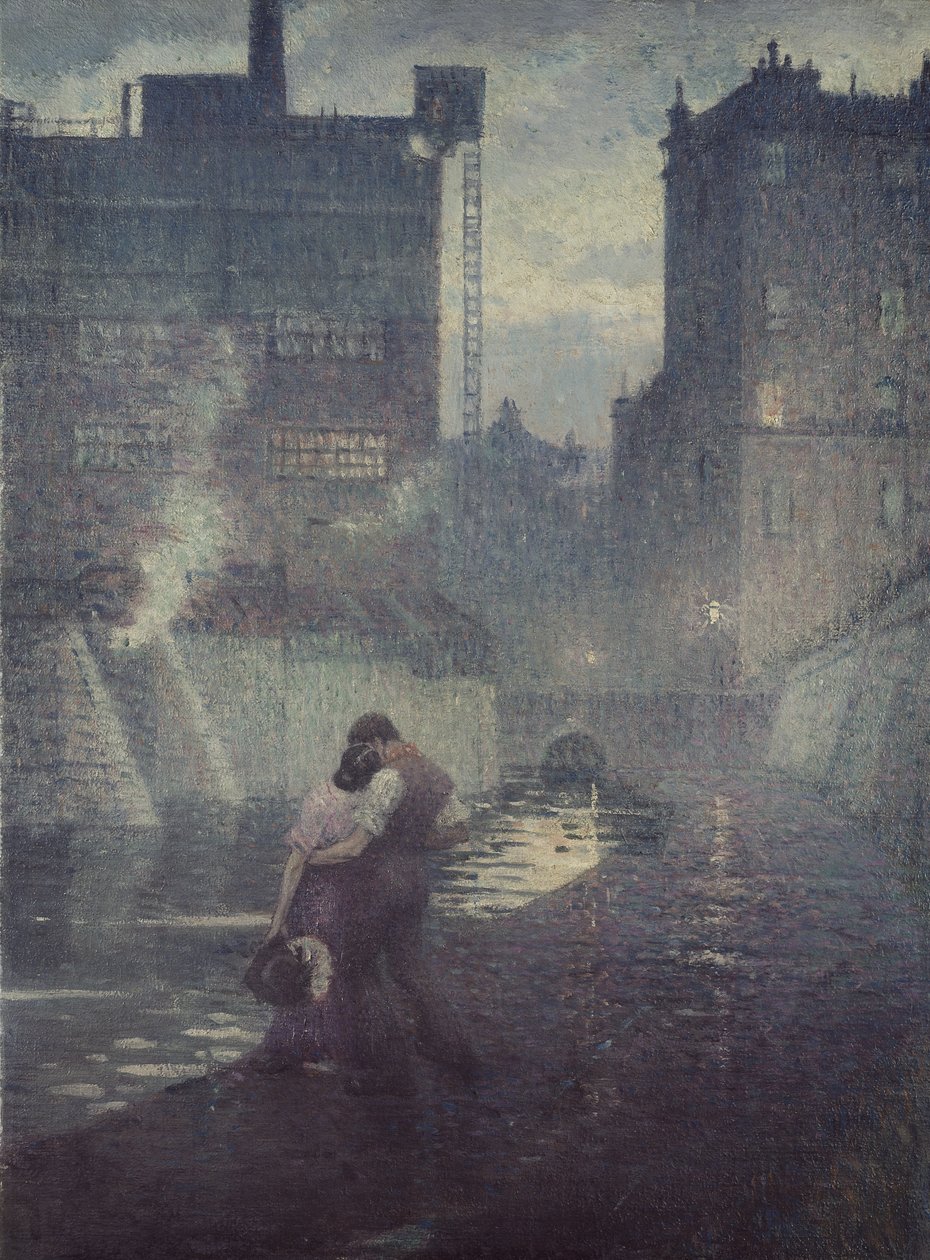 The Towpath, 1912 av Christopher Richard Wynne Nevinson