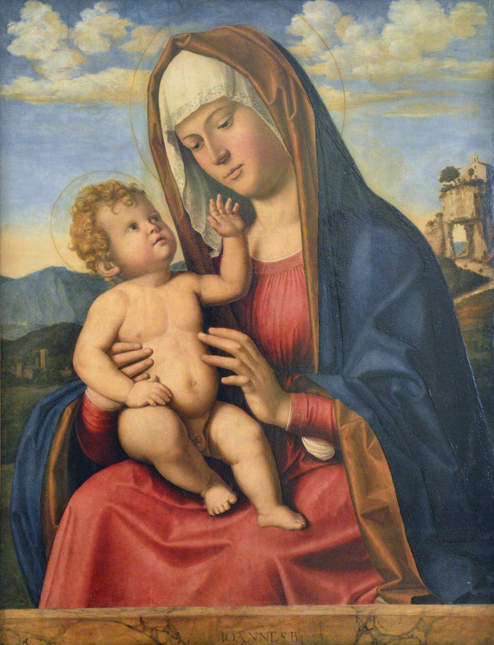 Jomfruen og barnet av Cima da Conegliano