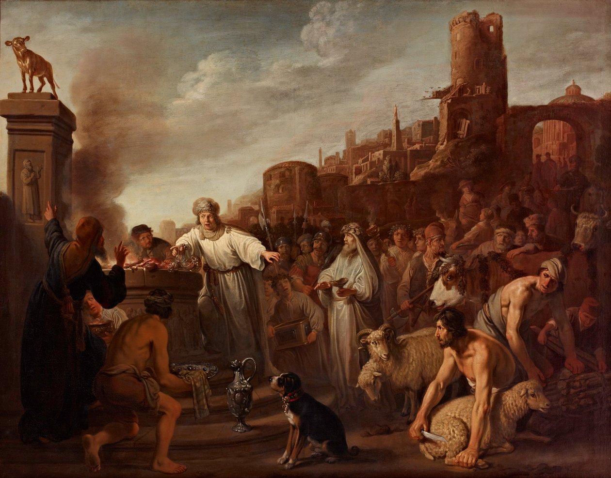 Offer av Jeroboam av Claes Corneliszoon Moeyaert