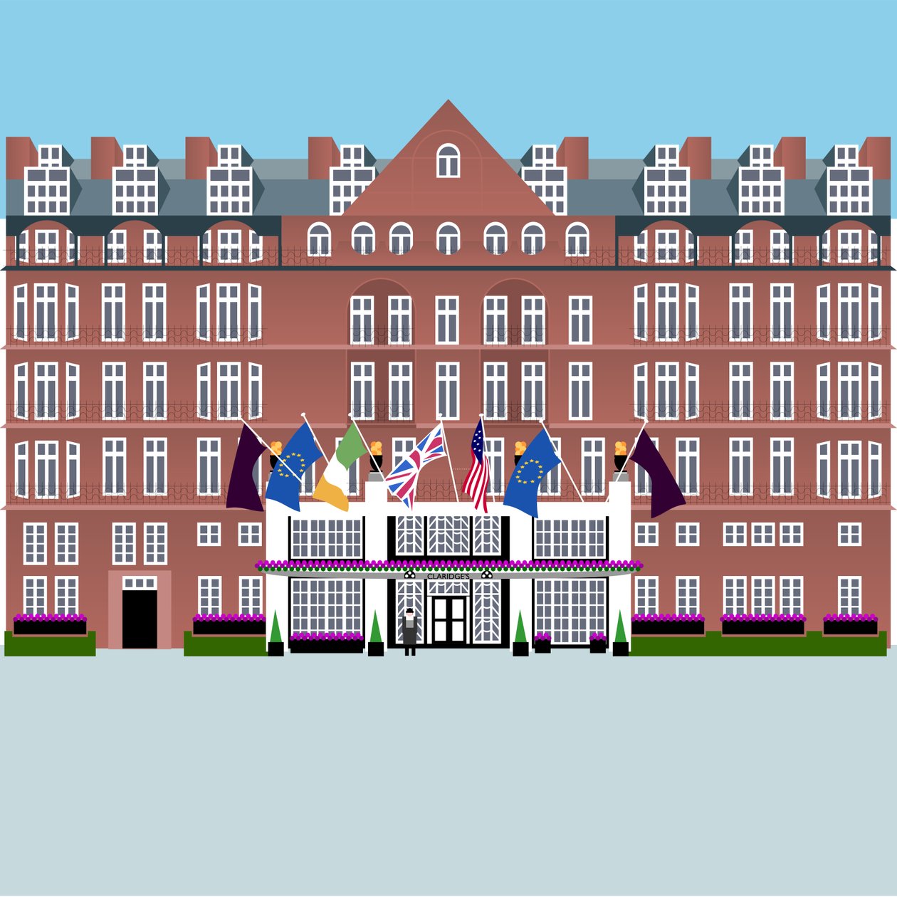 Claridges Hotel av Claire Huntley