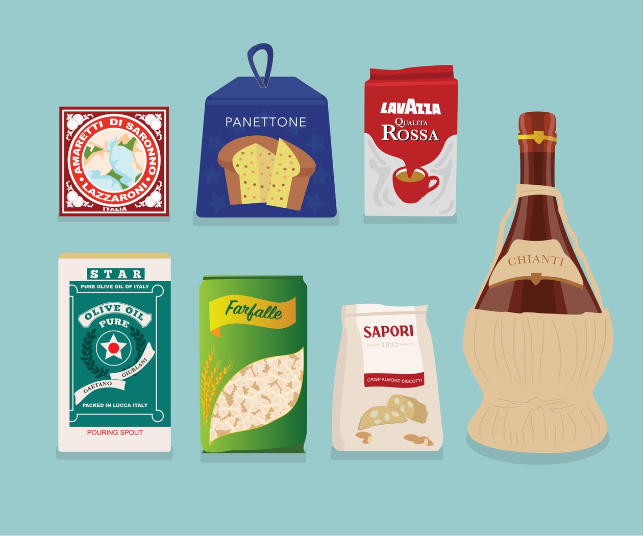 Italiensk Deli av Claire Huntley