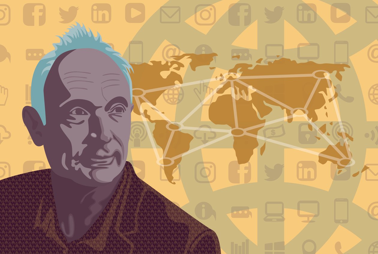 Tim Berners Lee av Claire Huntley