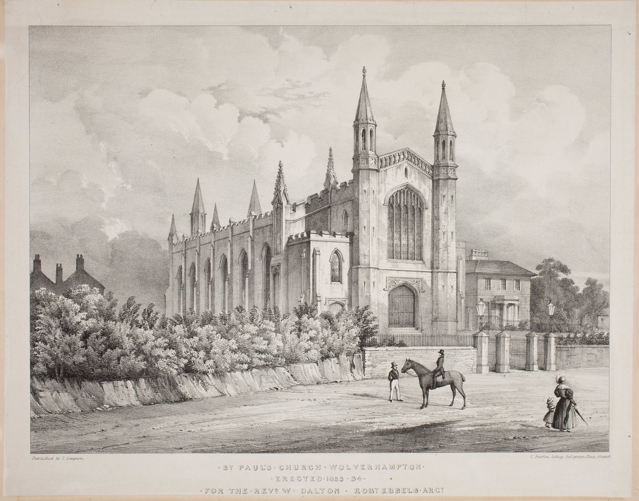 St. Paul's Church, Wolverhampton av Clare Burton