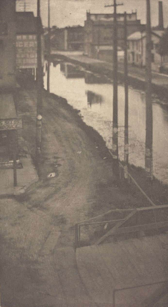 Telegrafpoler, ca.1900. av Clarence H White