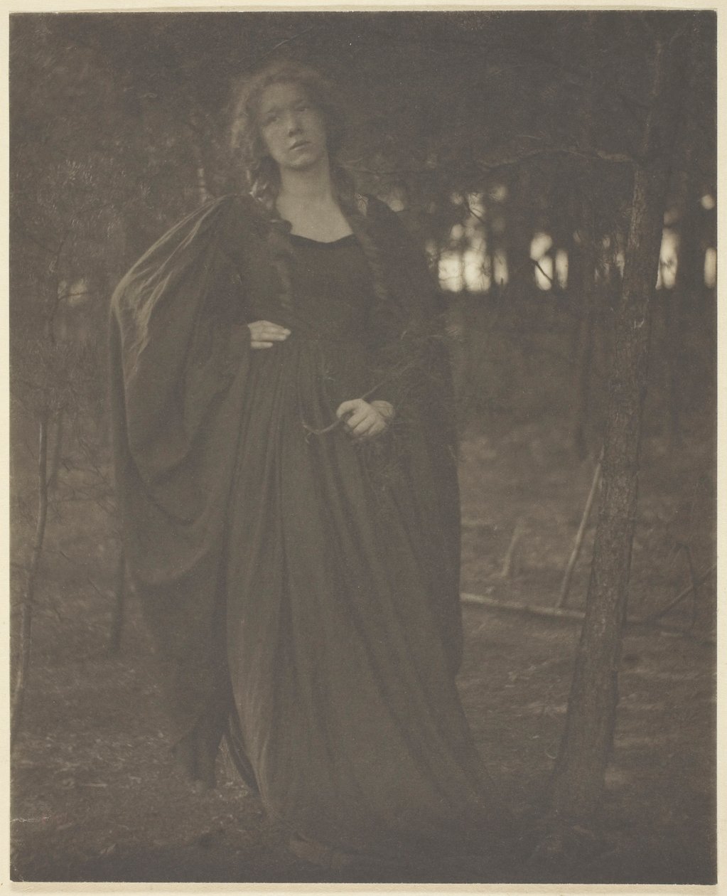 Uten tittel [kvinne i skogen], 190105. av Clarence H White