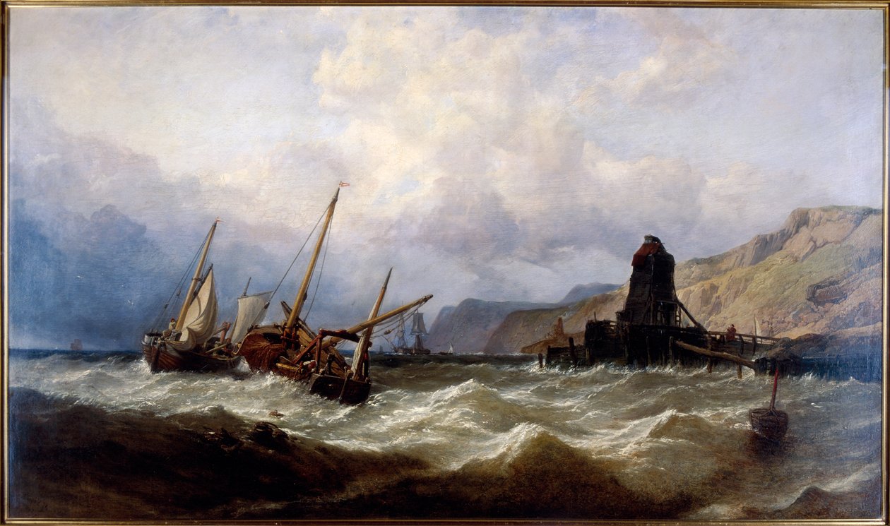 Oxwich Bay, Sør-Wales av Clarkson Stanfield