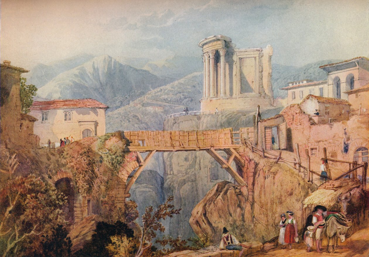 Tivoli, 1833 av Clarkson Stanfield