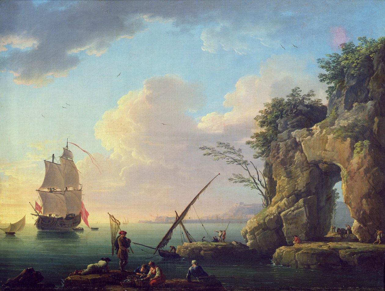 Seascape, 1748 av Claude Joseph Vernet