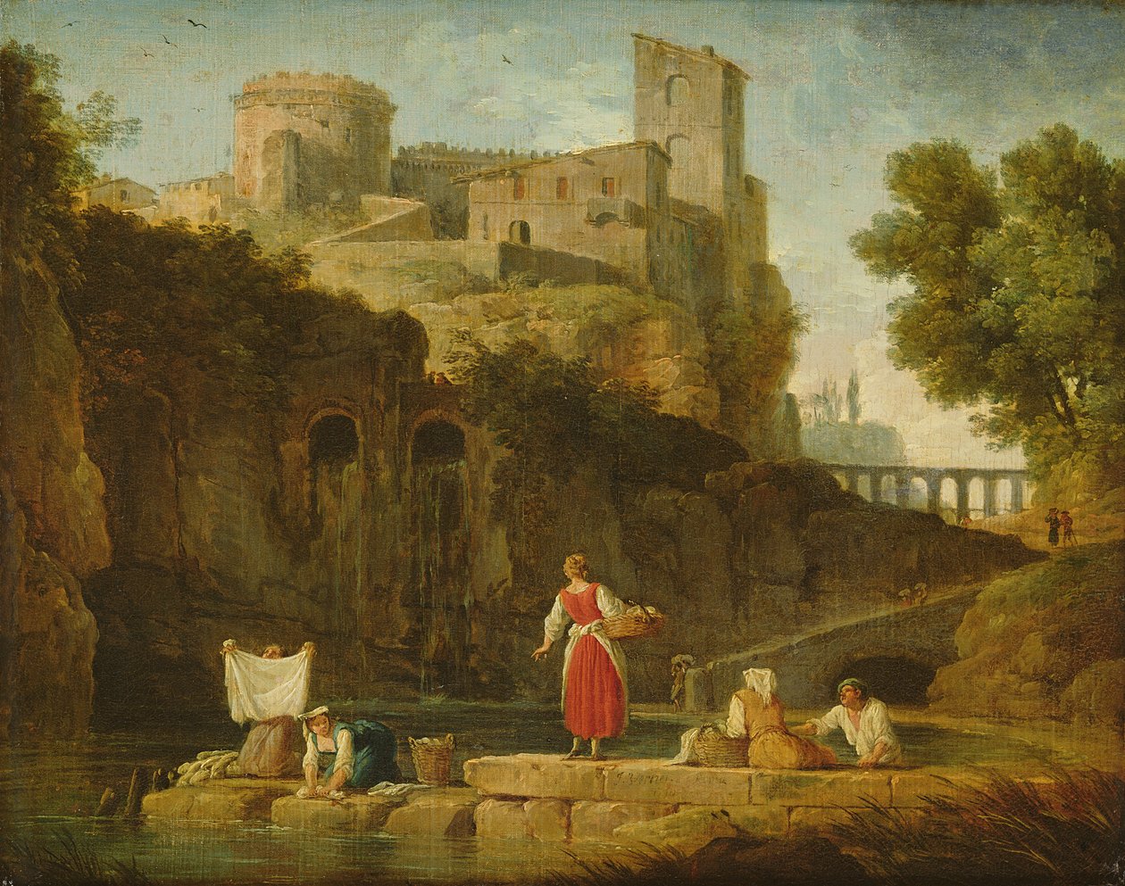 Utsikt over Italia av Claude Joseph Vernet