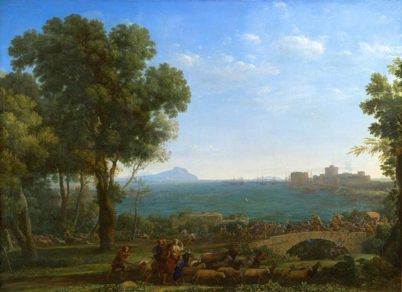 Kamp på broen av Claude Lorrain