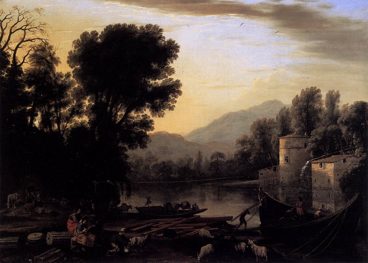 Møllen av Claude Lorrain
