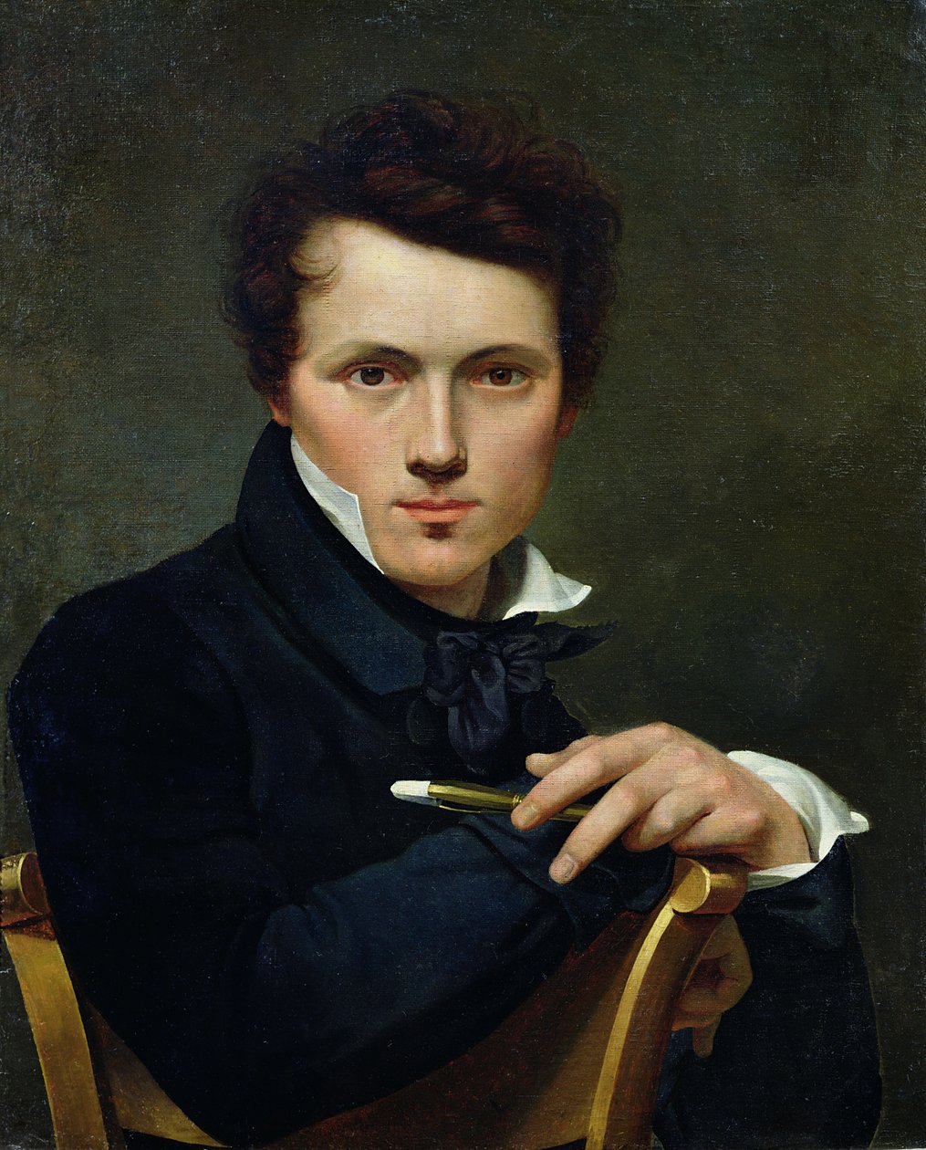 Selvportrett, ca. 1818 av Claude Marie Dubufe