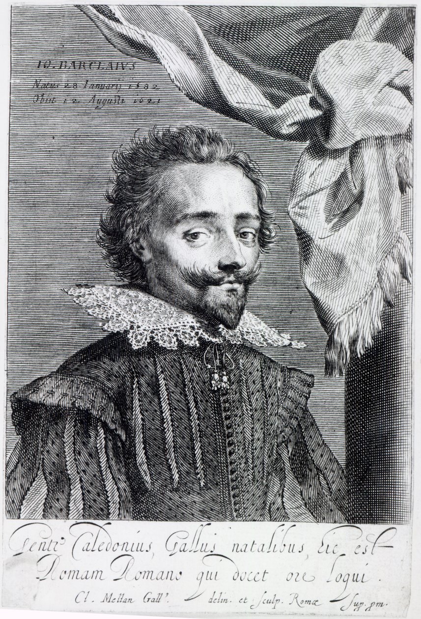 John Barclay, ca. 1623 av Claude Mellan