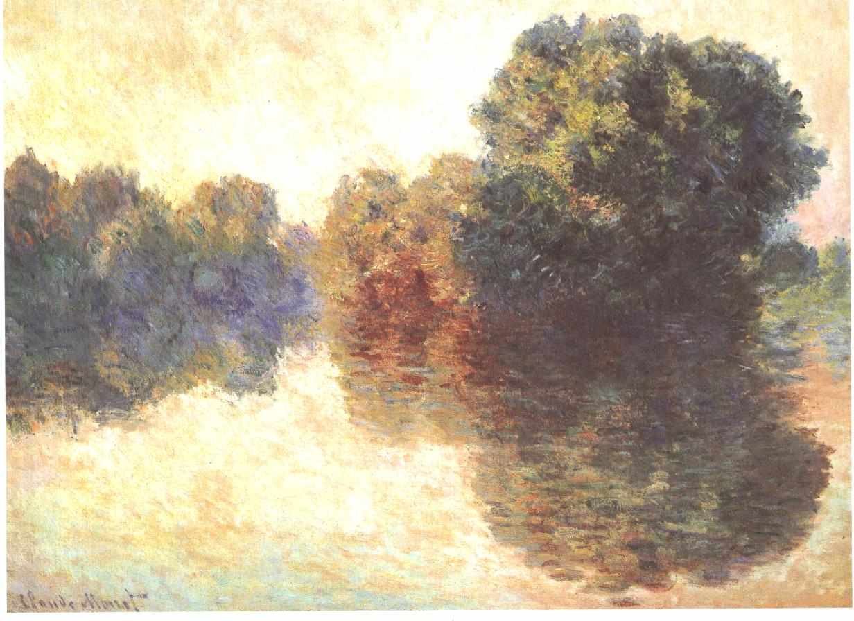 The Seine at Giverny German: The Seine at Giverny Polski: Sekwana w okolicach Givernyn av Claude Monet