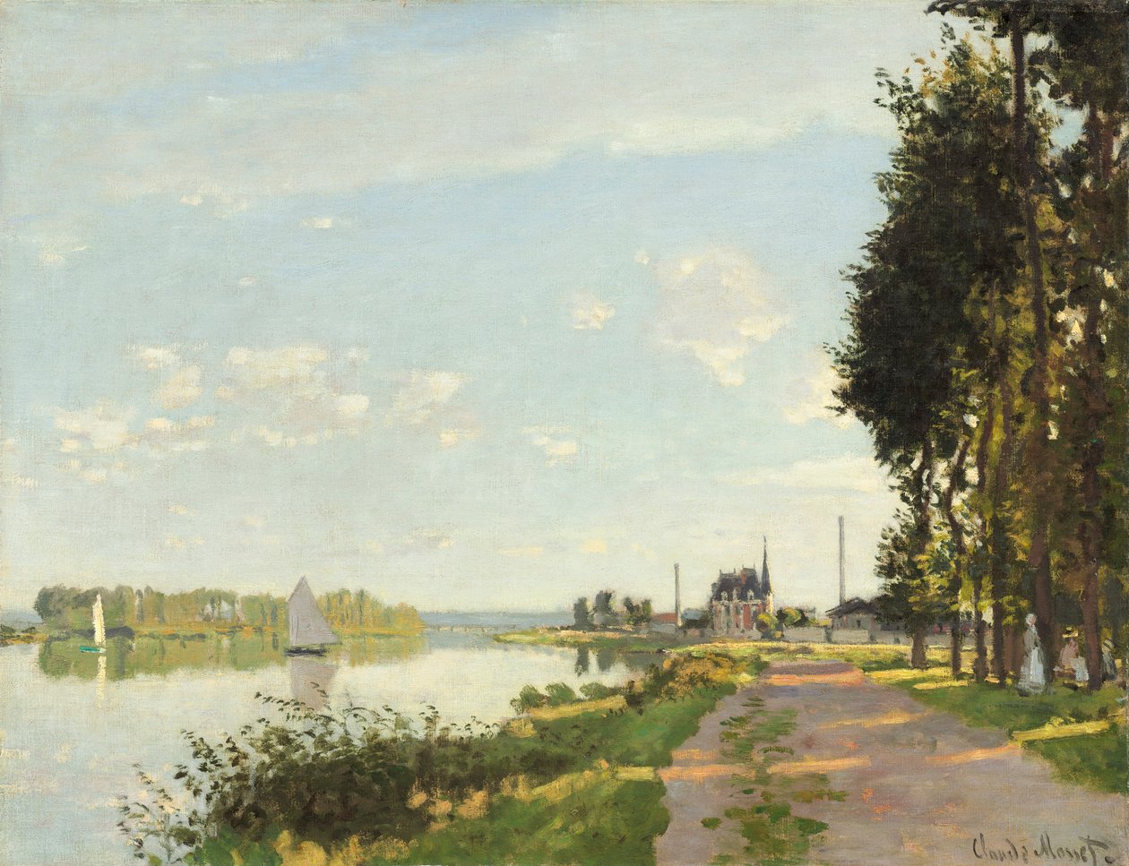 Argenteuil, ca. 1872 av Claude Monet