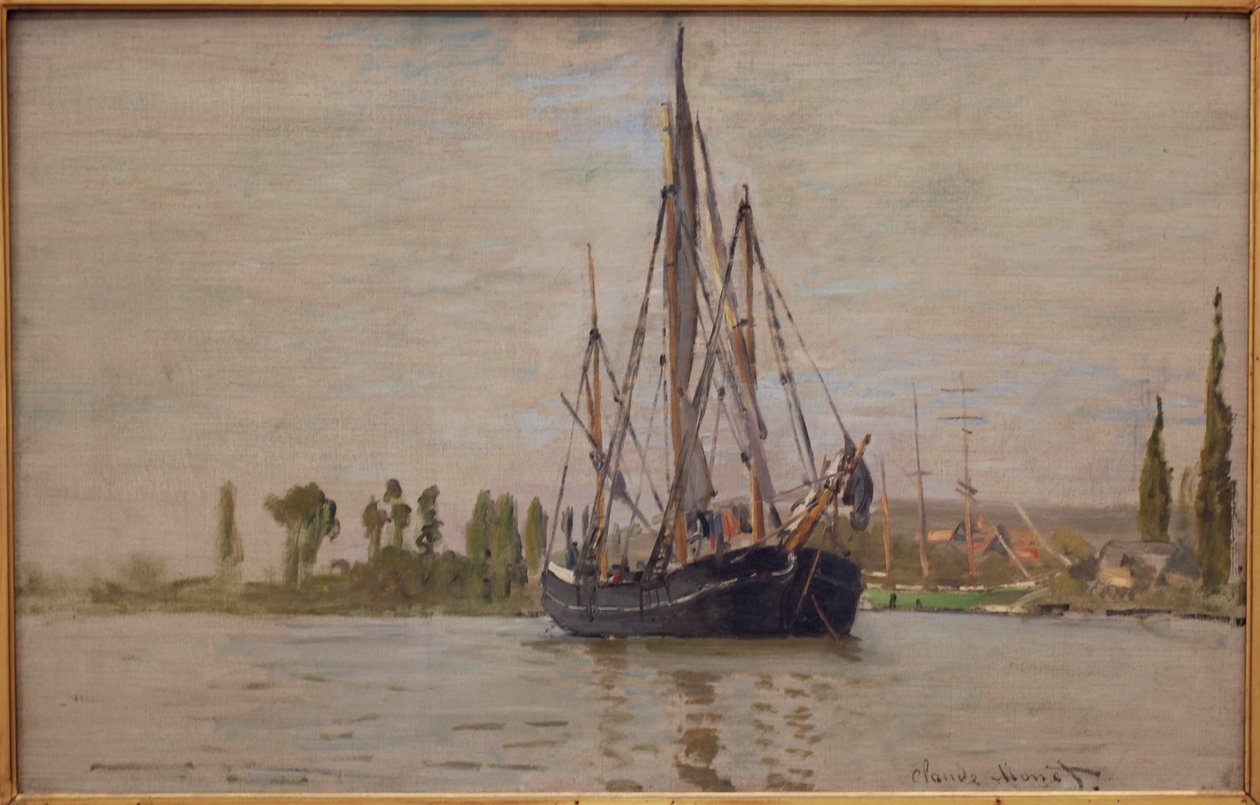Tidevannsjakt på anker av Claude Monet