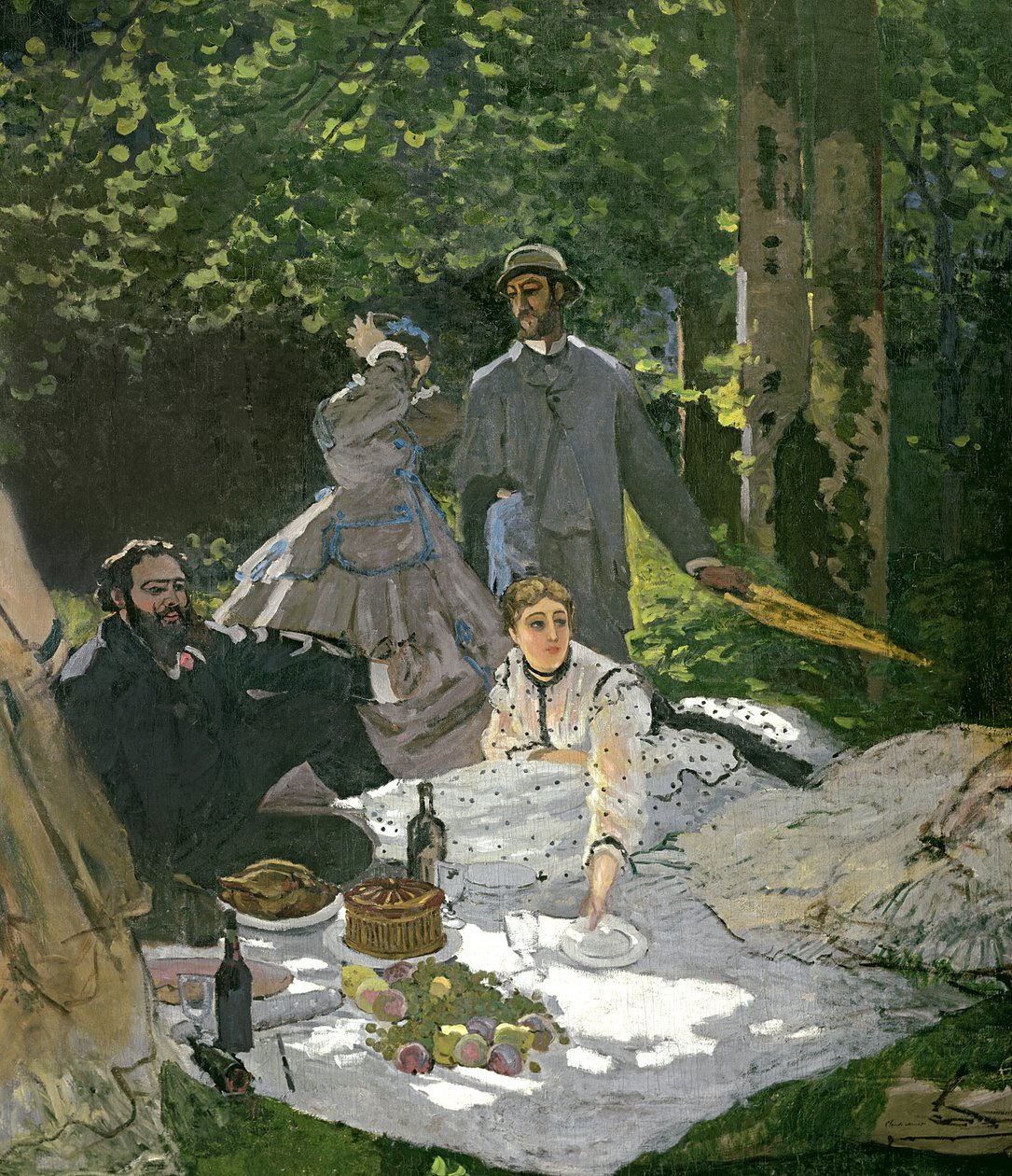 Lunsj på gresset, Chailly av Claude Monet