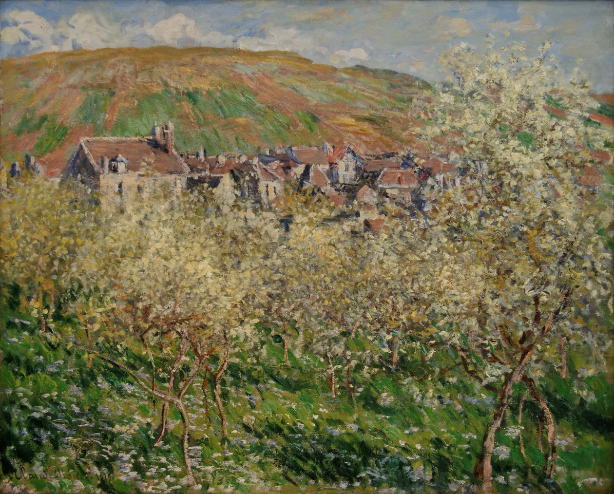 Blomstrende plommetrær av Claude Monet
