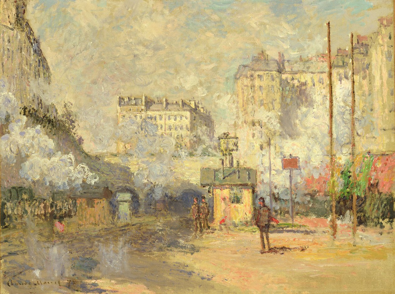 Gare Saint Lazare, 1877 av Claude Monet