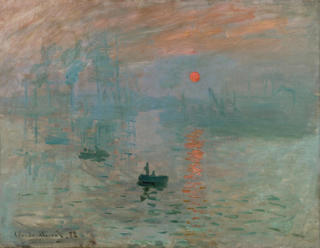 Inntrykk, soloppgang av Claude Monet