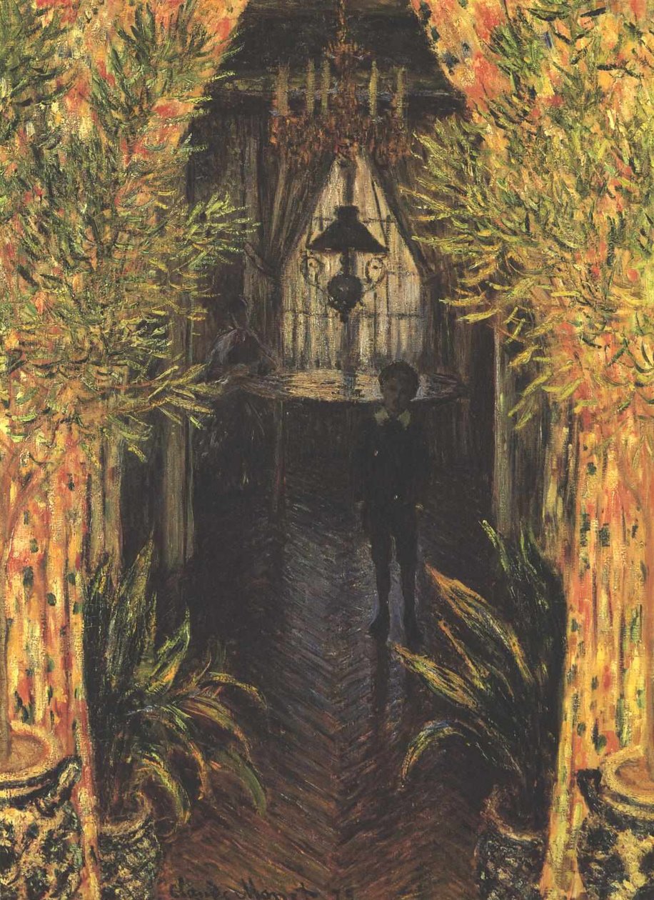 Jean Monet i kunstnerhuset av Claude Monet