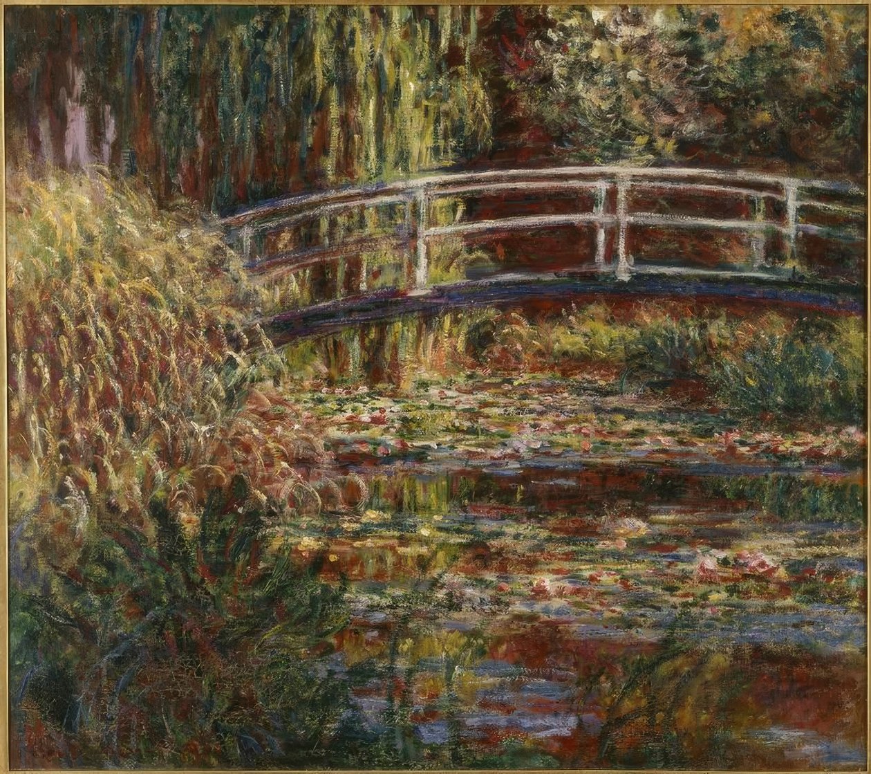 Vannliljedammen, rosa harmoni av Claude Monet