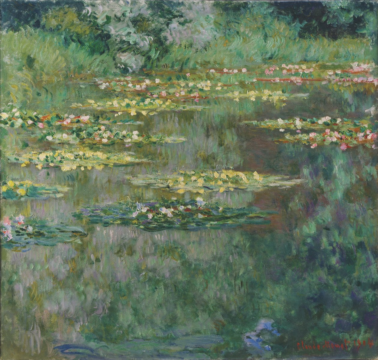 Nymfeas dam av Claude Monet