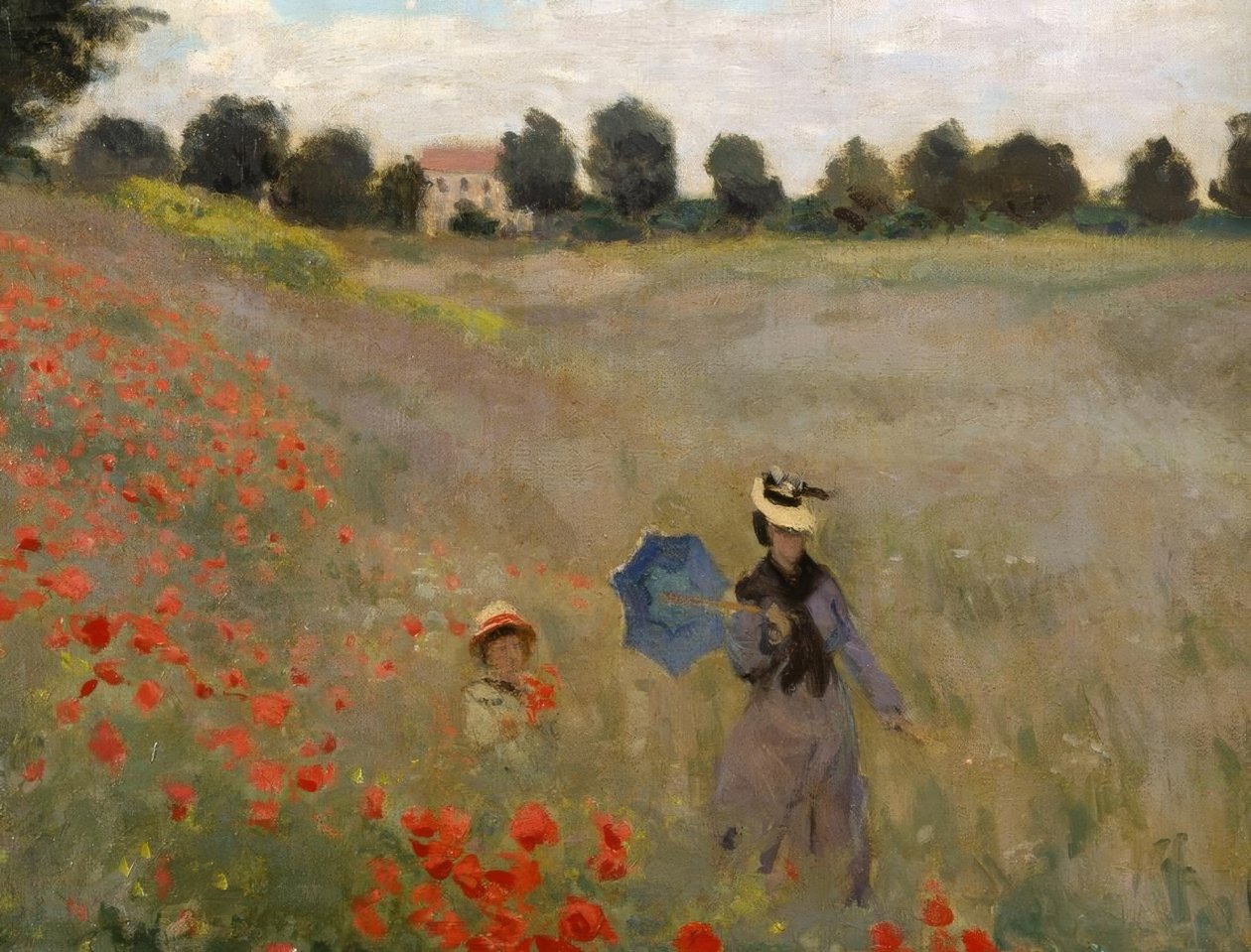 Valmuene i Argenteuil av Claude Monet
