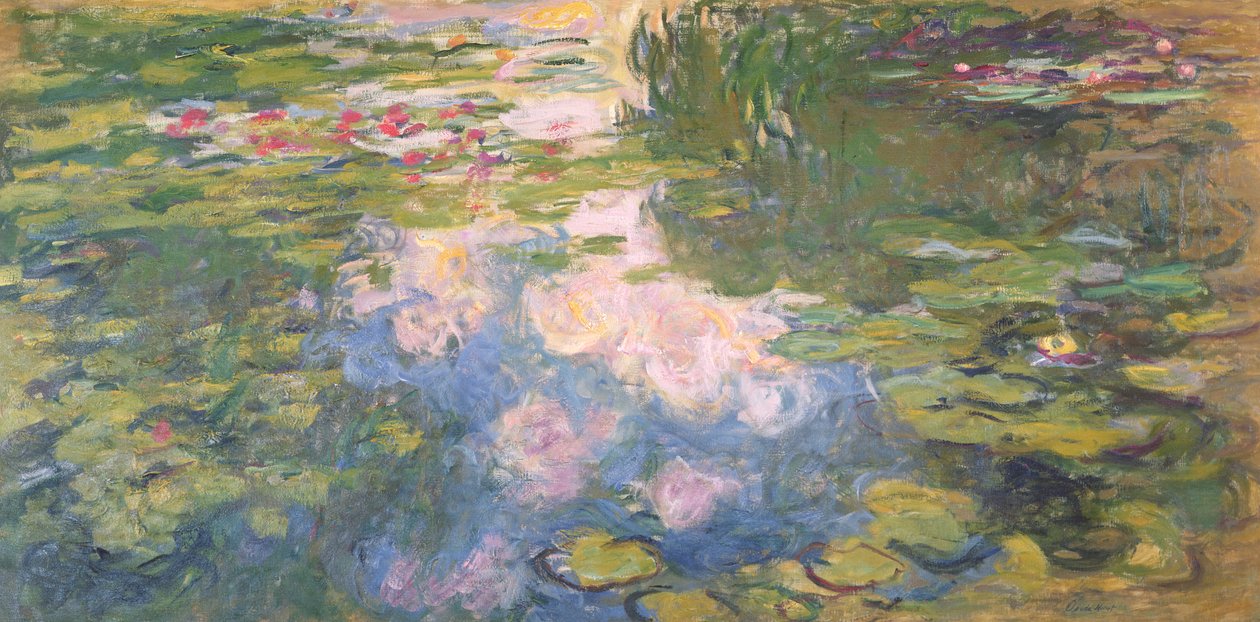 Nympheas, ca. 1919-22 av Claude Monet