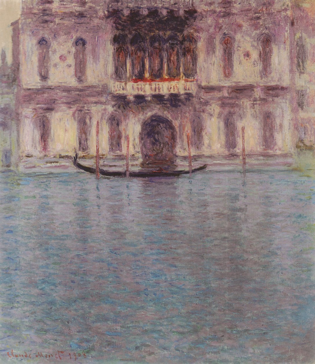 Contarini -palasset, Venezia av Claude Monet