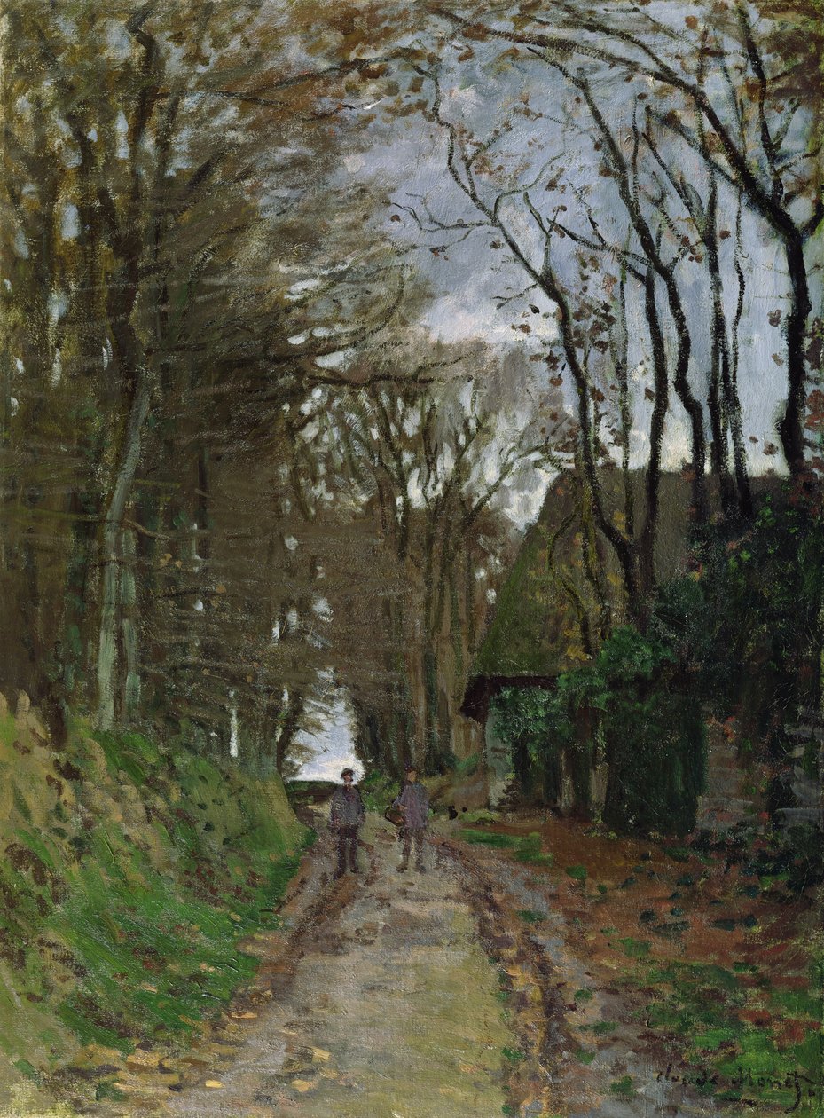 Sti i Normandie av Claude Monet
