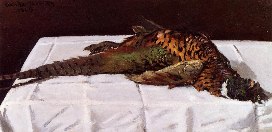 Fasan av Claude Monet