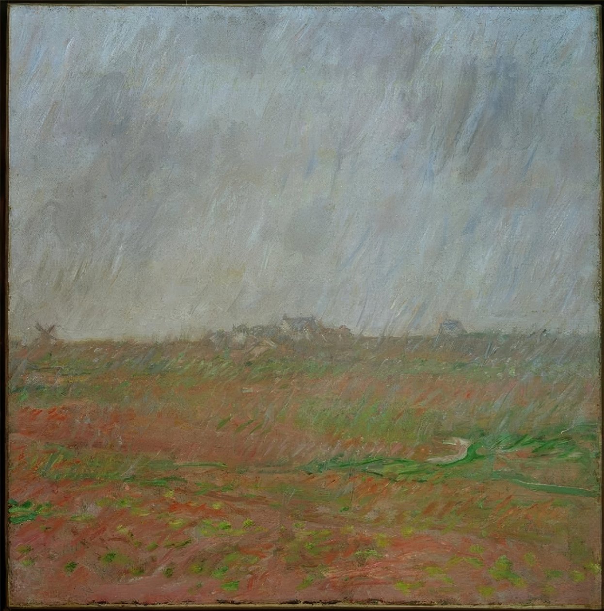 Regn i Belle-Ile av Claude Monet