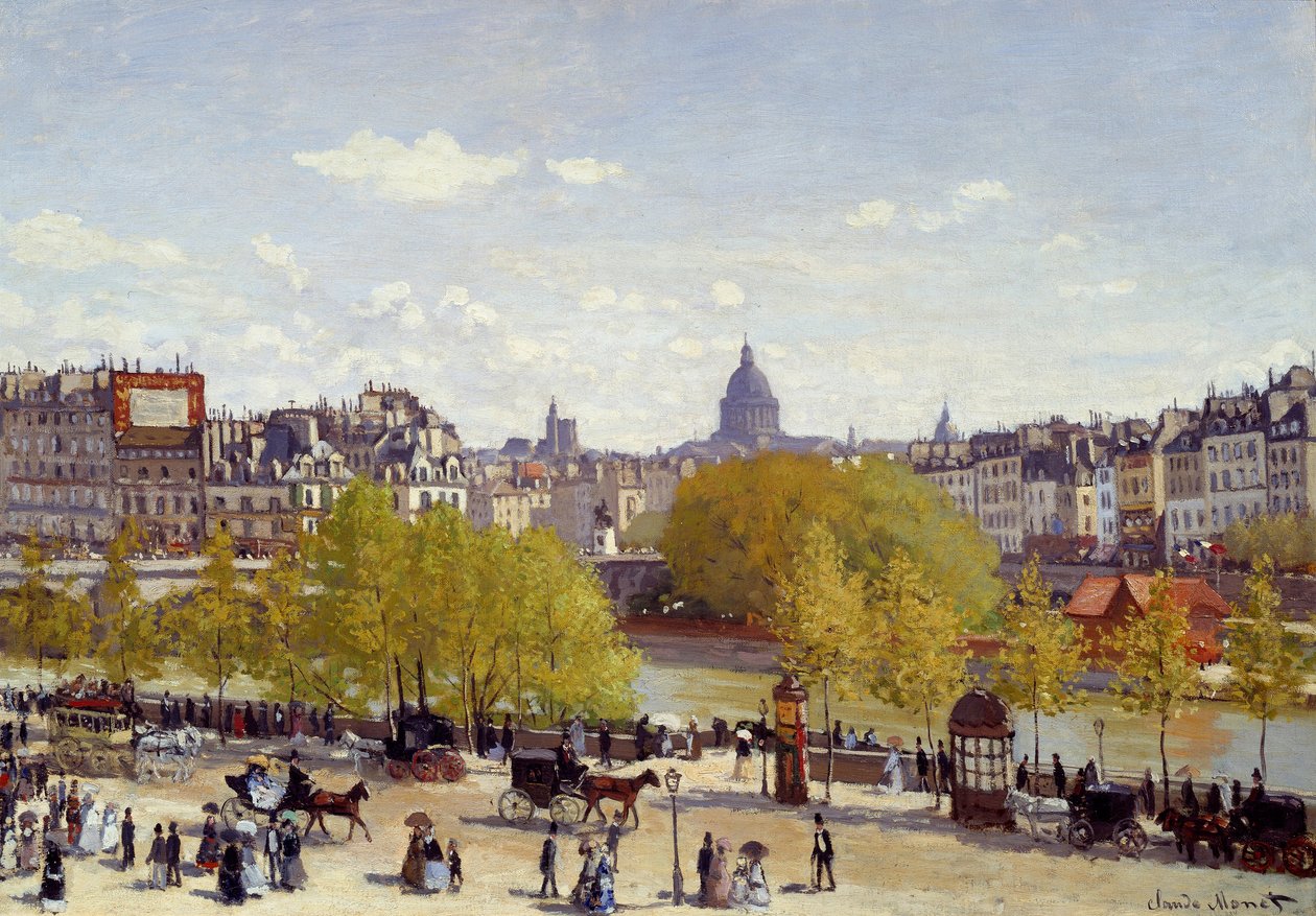 Quai du Louvre av Claude Monet