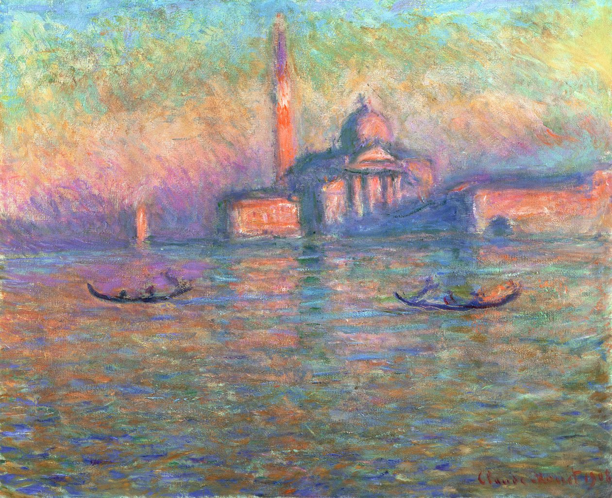 San Giorgio Maggiore, Venezia, 1908 av Claude Monet