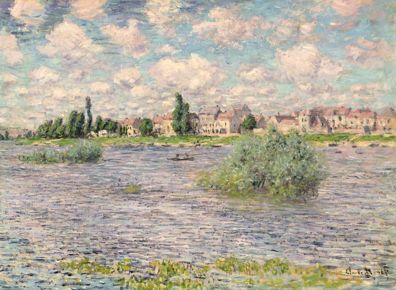 Seine ved Lavacourt av Claude Monet