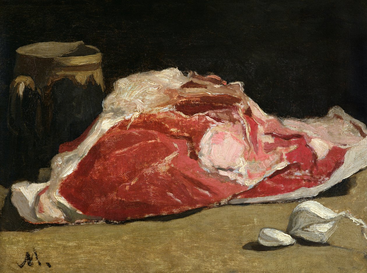 Still Life, The Joint of Meat, 1864 av Claude Monet