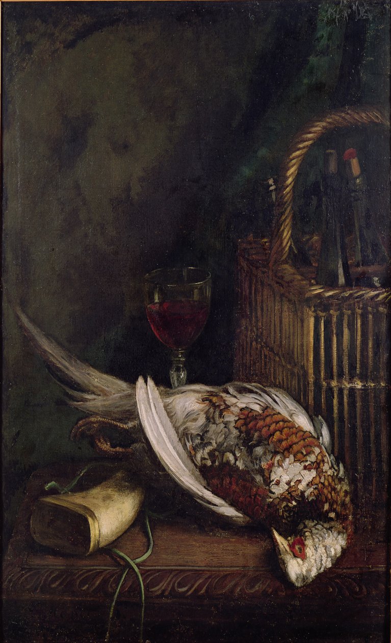Stilleben med en fasan, ca. 1861 av Claude Monet