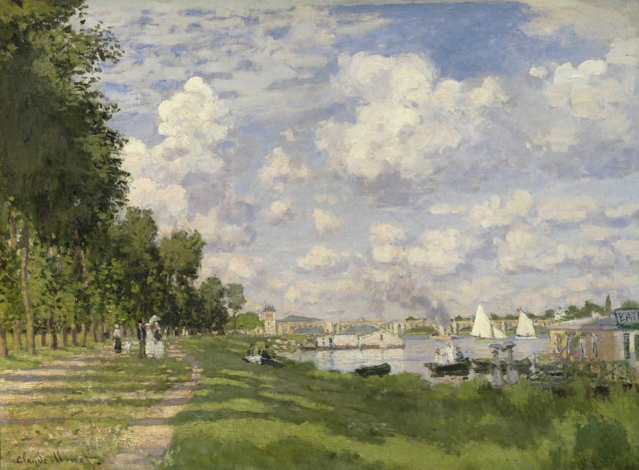 Marinaen i Argenteuil, 1872 av Claude Monet