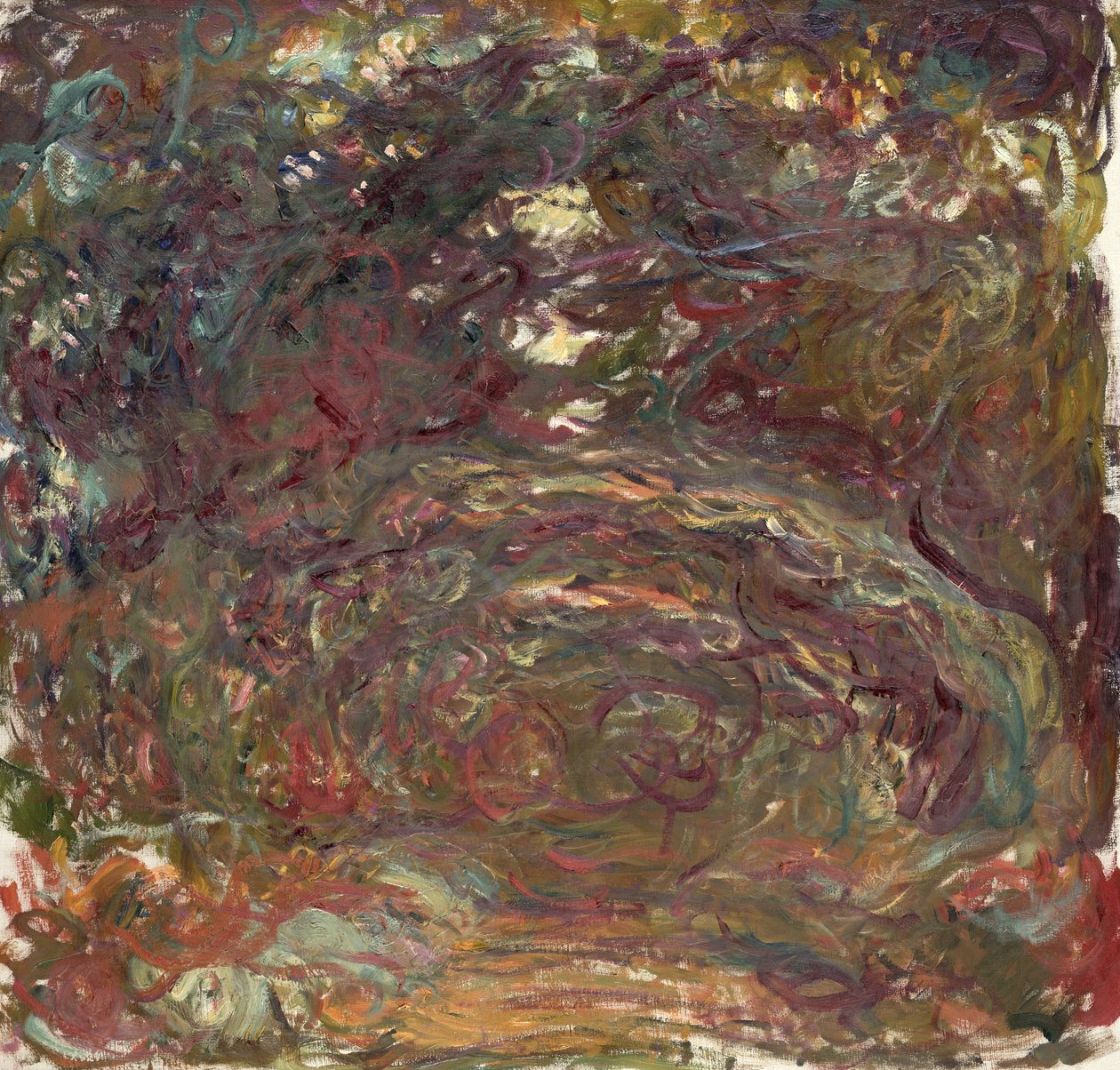 Rosestien, 1920-22 av Claude Monet