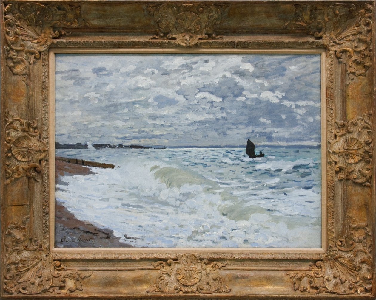 Havet ved Le Havre av Claude Monet