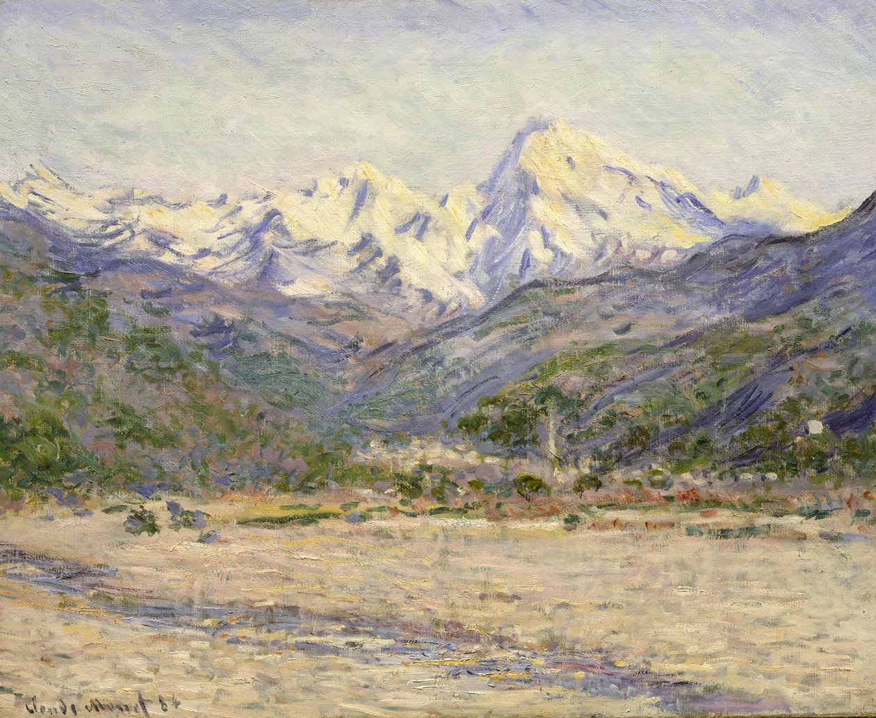 Nervia -dalen av Claude Monet