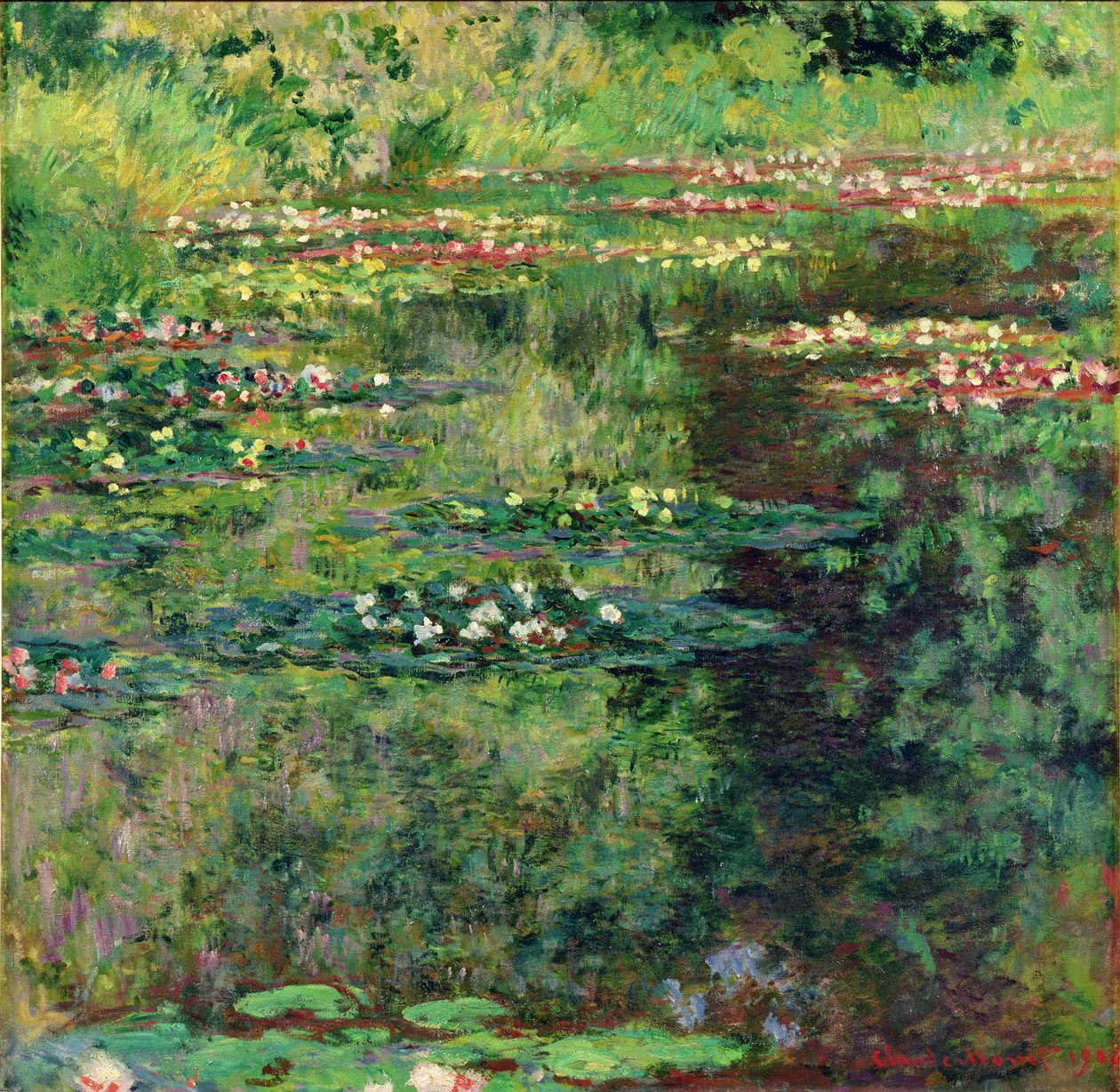Vannliljedammen, 1904 av Claude Monet