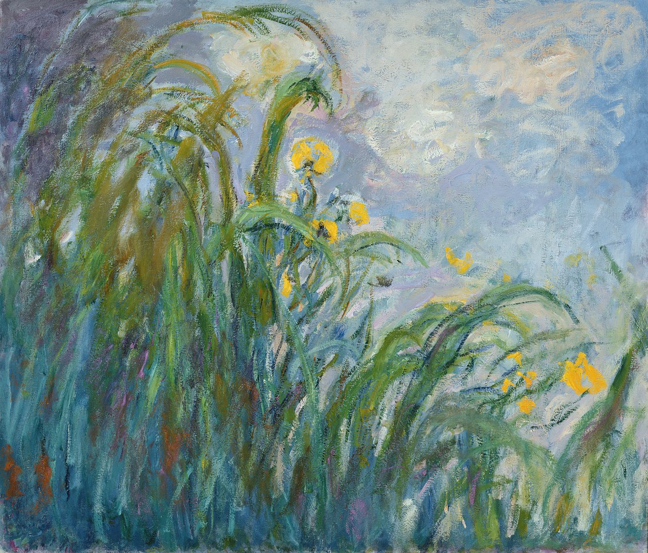 Den gule iris (se detalj 414406) av Claude Monet